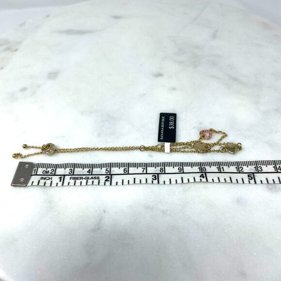 Banana Republic NWT Heart Slider Adjustable Bracelet - Picture 4 of 4